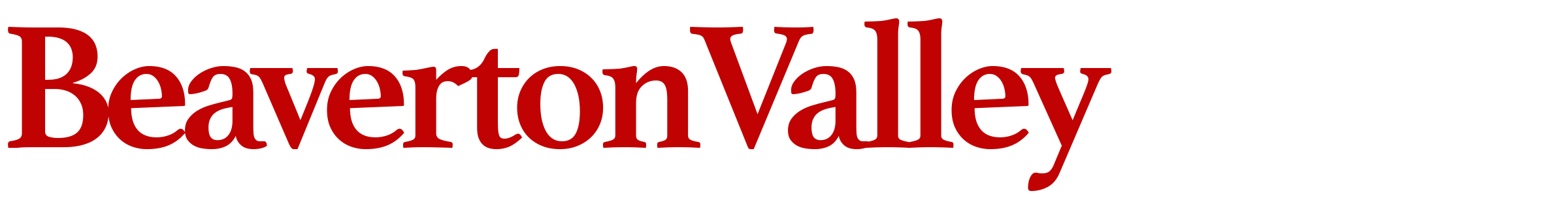 Beaverton Valley Times Logo