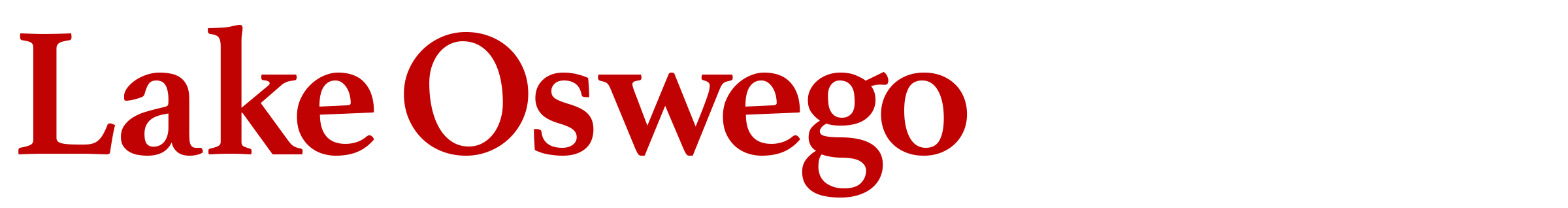 Lake Oswego Review Logo
