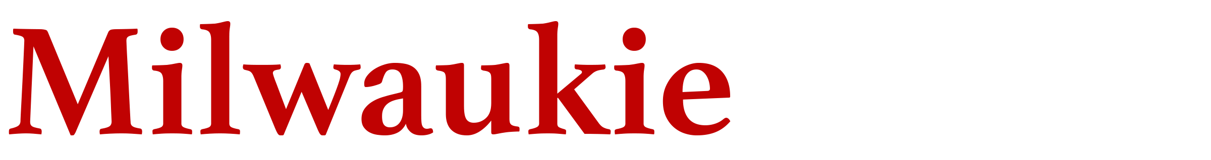 Milwaukie Review Logo