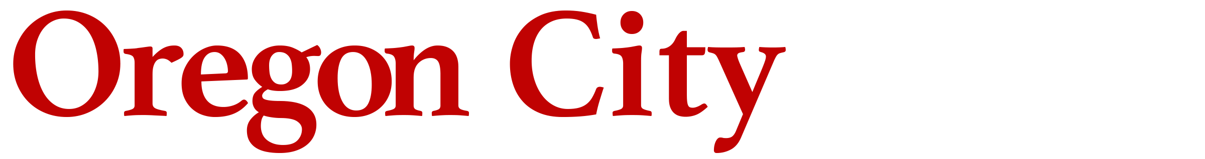 Oregon City News Logo
