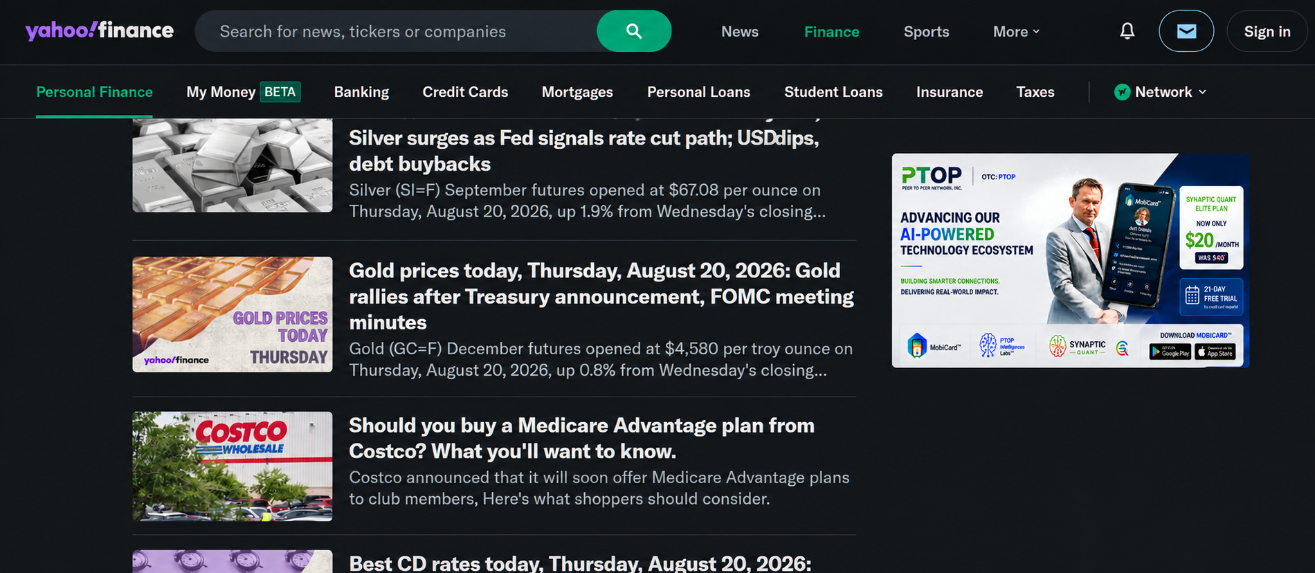 Yahoo Finance